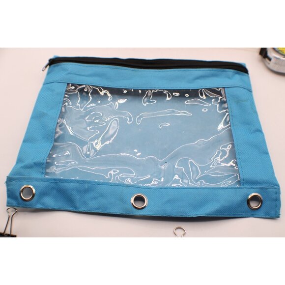 Complete Set Chess Pieces Black Tan Board Games Blue Zippered Case Resin Acrylic - Picture 9 of 11